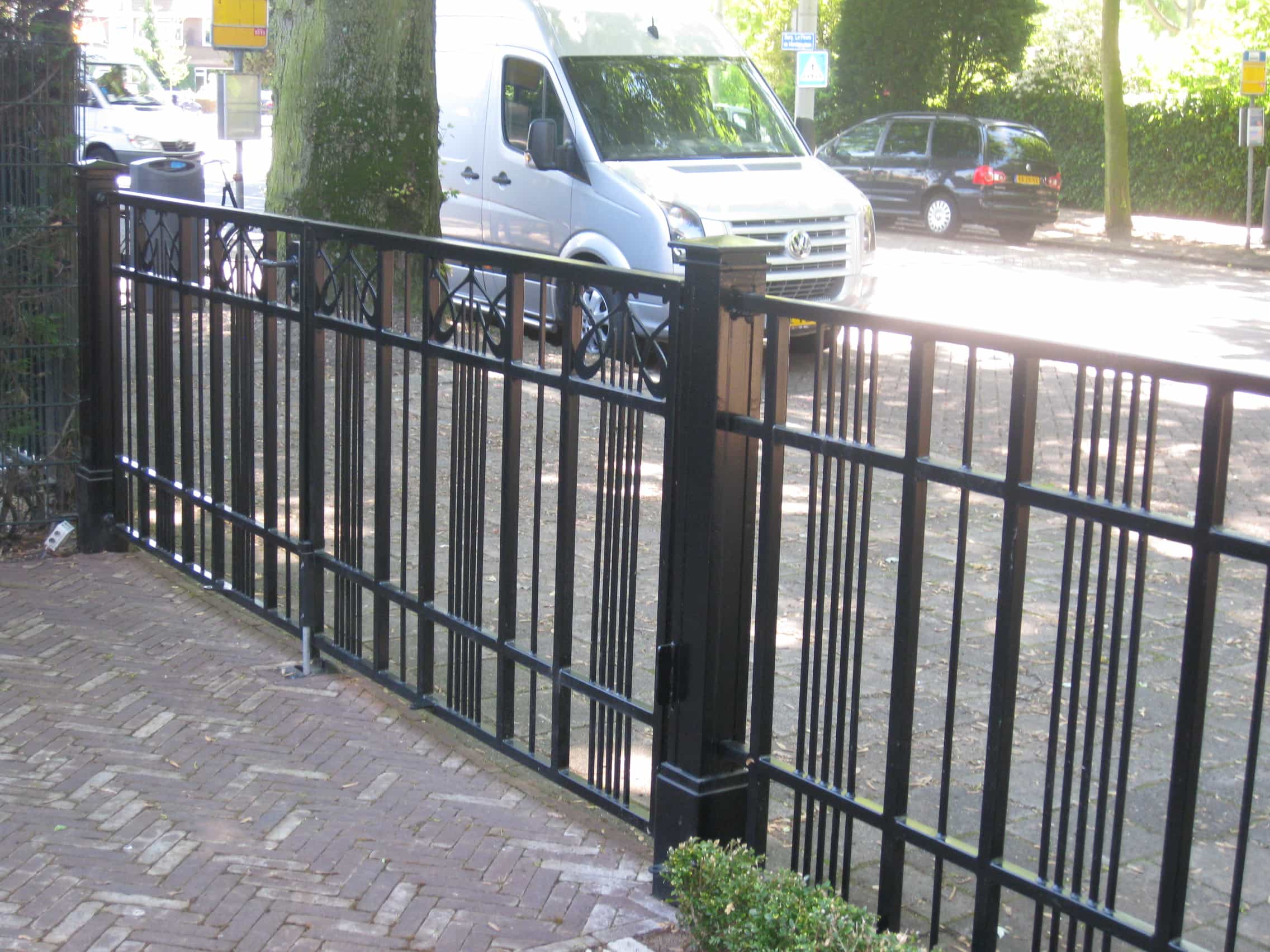 Art Deco Sierhekwerk, inrijpoort 3m